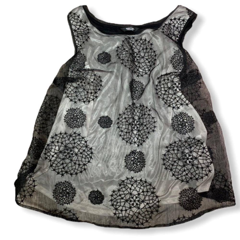 SIMPLY VERA VERA WANG BLACK SLEEVELESS TOP SIZE 0X